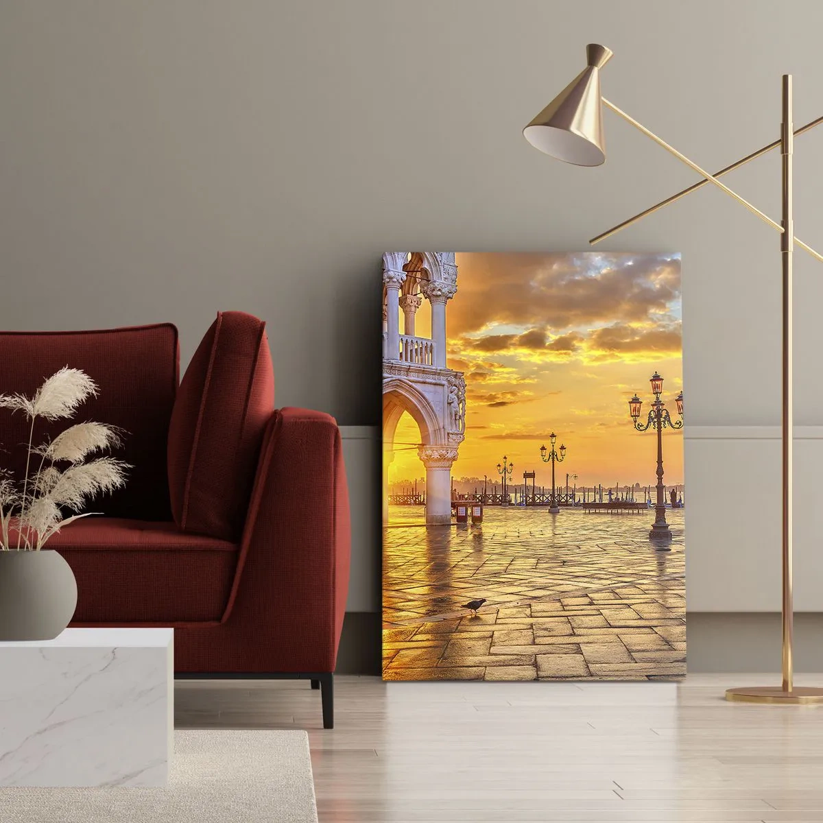 Impression sur toile - Image sur toile - Où est tout le monde? - 45x80 cm