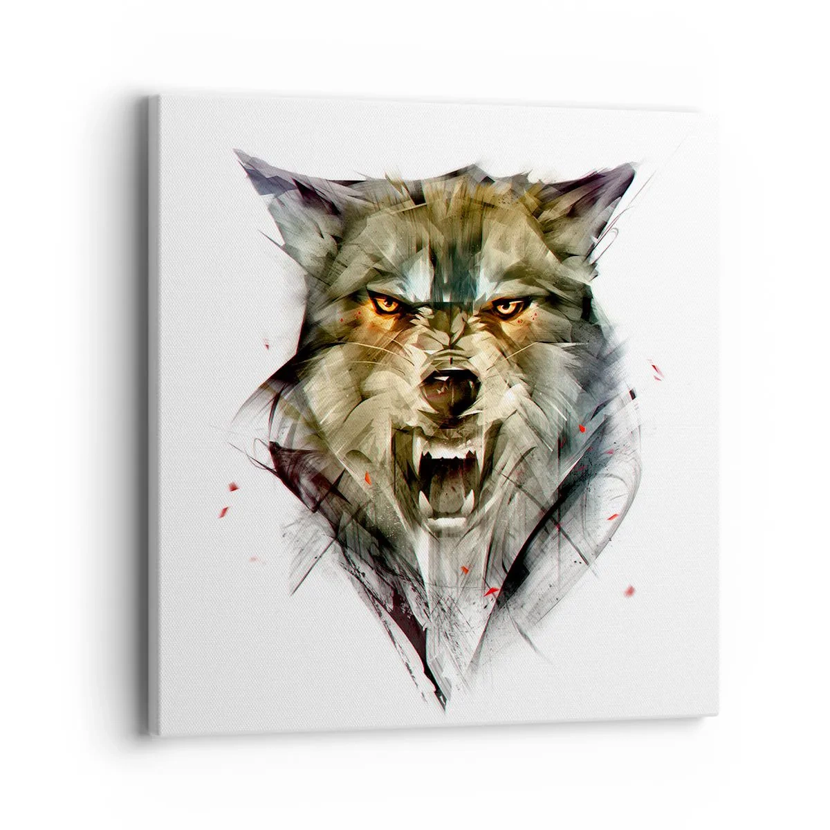 Impression sur toile - Image sur toile - Pas un pas ! - 40x40 cm