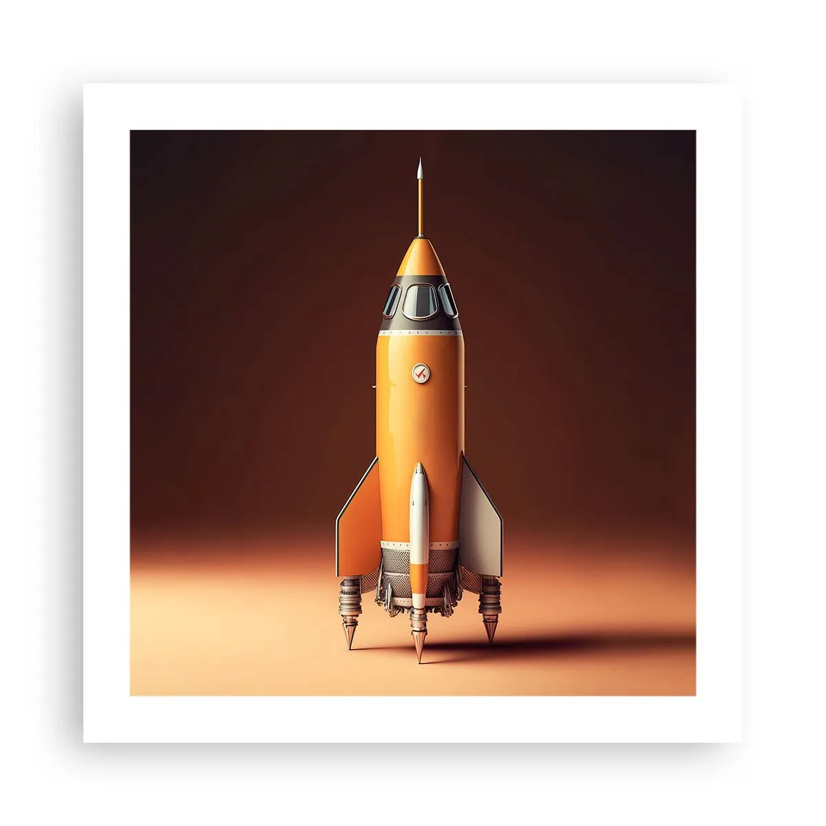 Affiche - Poster - Ça commence par un rêve - 50x50 cm