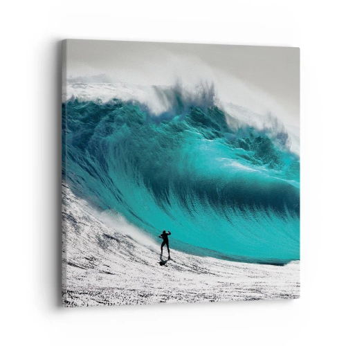 Impression sur toile - Image sur toile - Challenge accepté - 40x40 cm