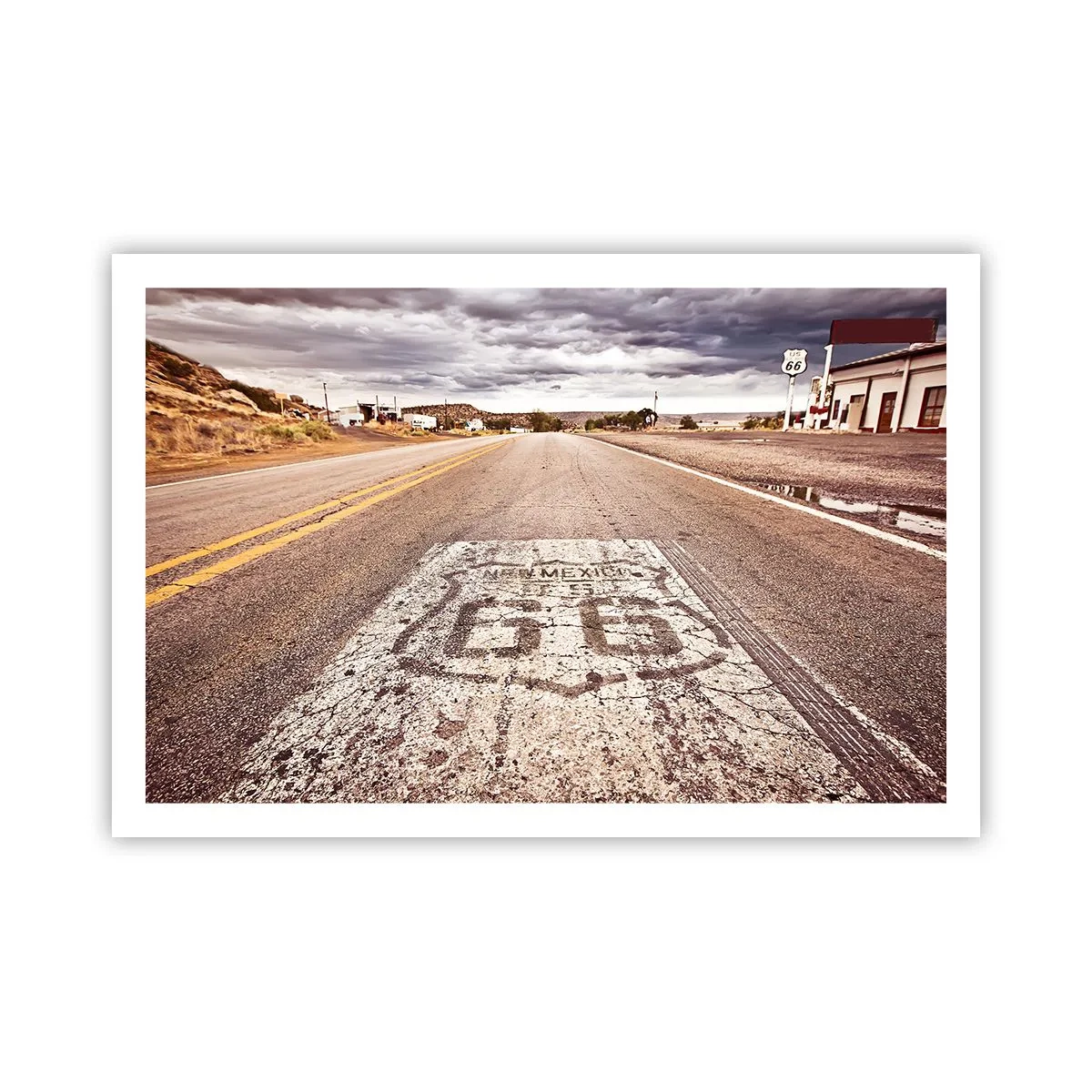 Affiche - Poster - Mother Road - une légende américaine - 91x61 cm