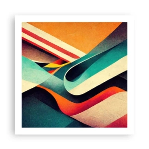 Affiche - Poster - Composition intense - 60x60 cm