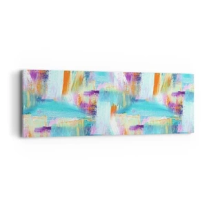 Impression sur toile - Image sur toile - Labyrinthe reluisant - 90x30 cm