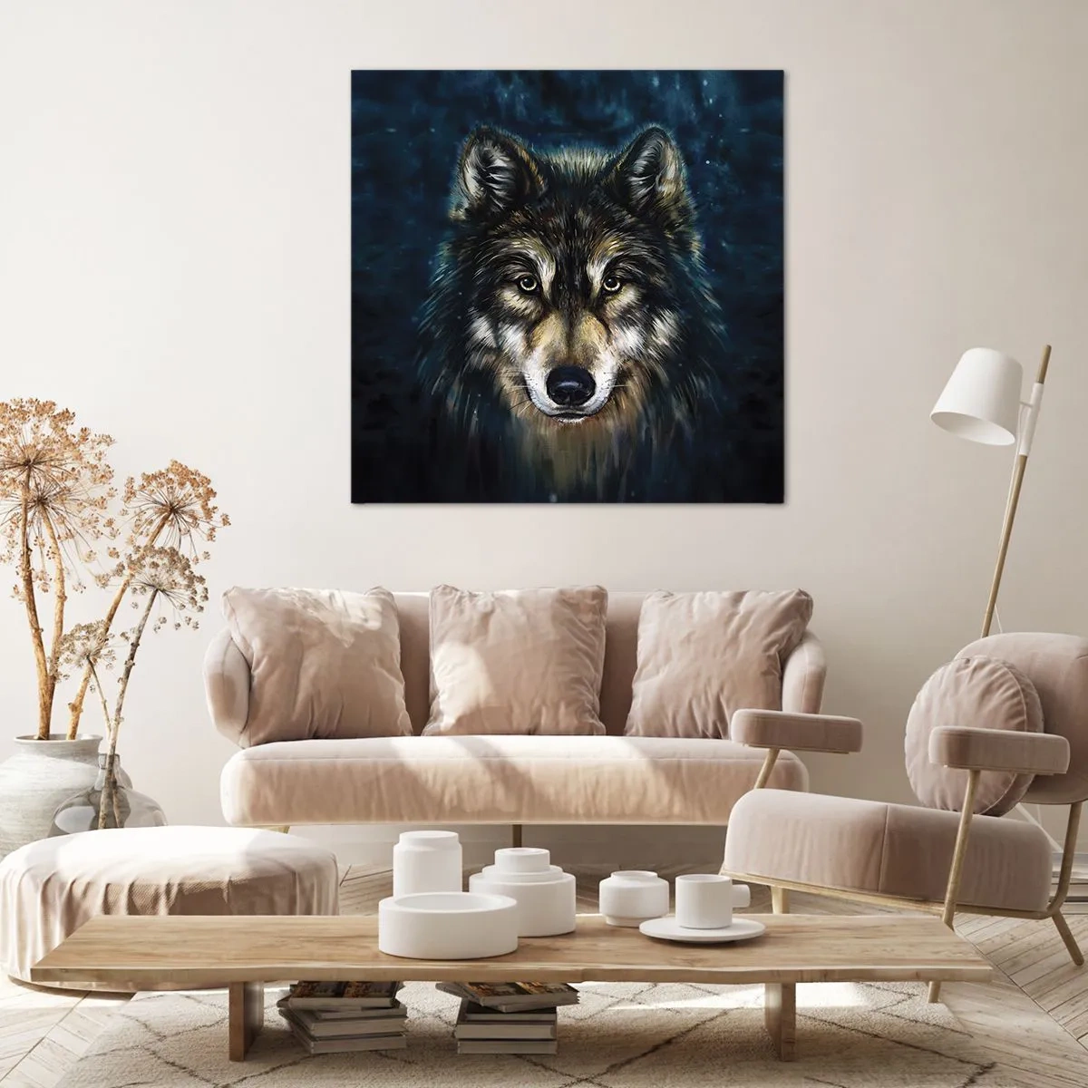 Impression sur toile - Image sur toile - Alpha? Et oméga - 70x70 cm