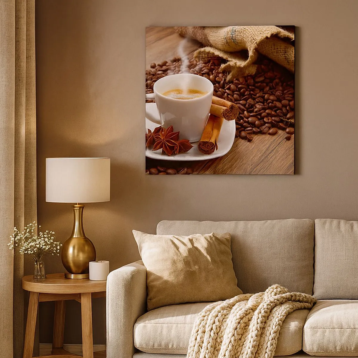 Impression sur toile - Image sur toile - Saveur et arôme épicés - 30x30 cm