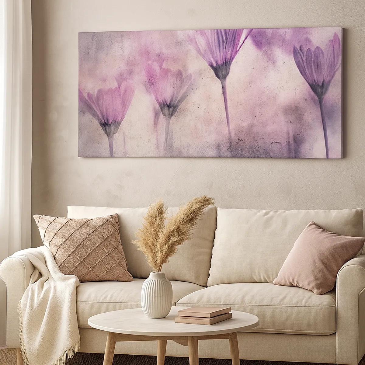 Impression sur toile - Image sur toile - Rêve de fleurs - 30x30 cm