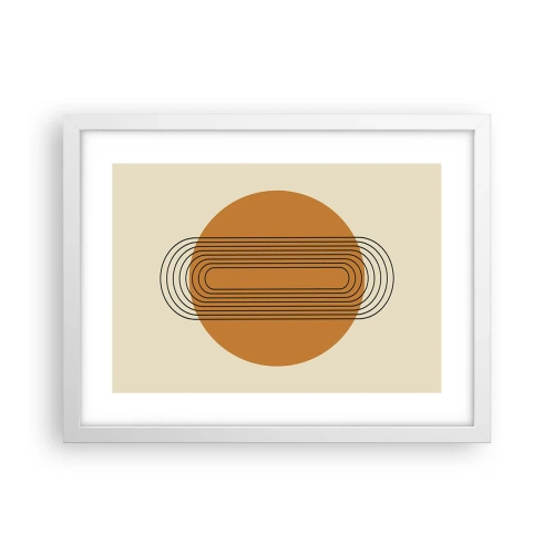 Affiche dans un cadre blanc - Poster - Plan idéal - 40x30 cm