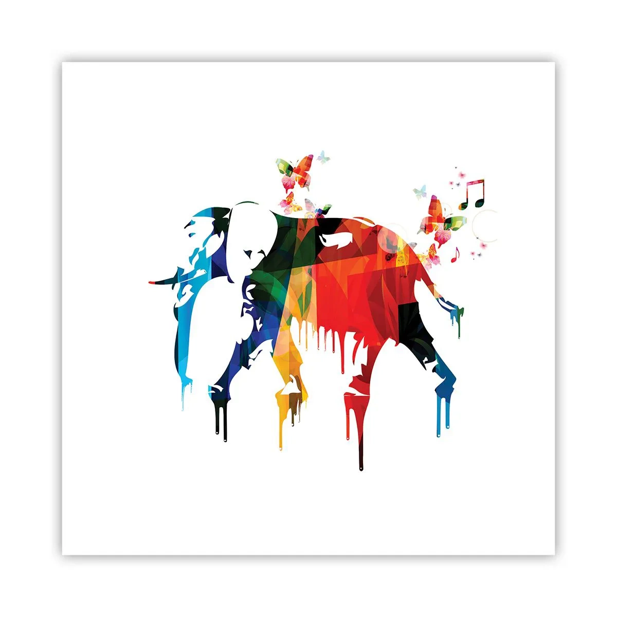 Affiche - Poster - Tout le monde peut danser - 30x30 cm
