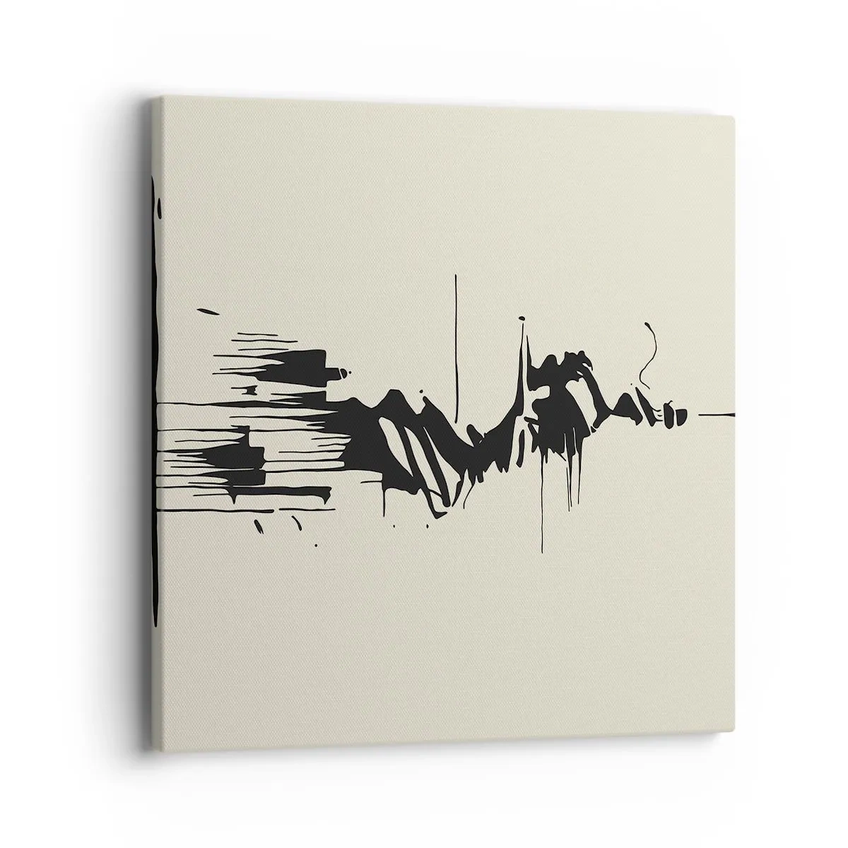 Impression sur toile - Image sur toile - Abstraction hâtive - 40x40 cm