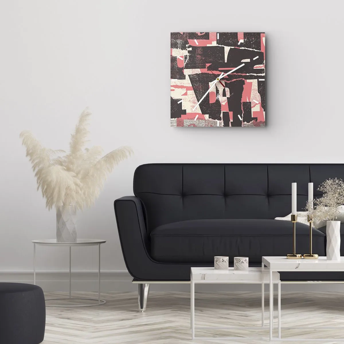 Horloge murale - Pendule murale - Tout ce tapage - 40x40 cm