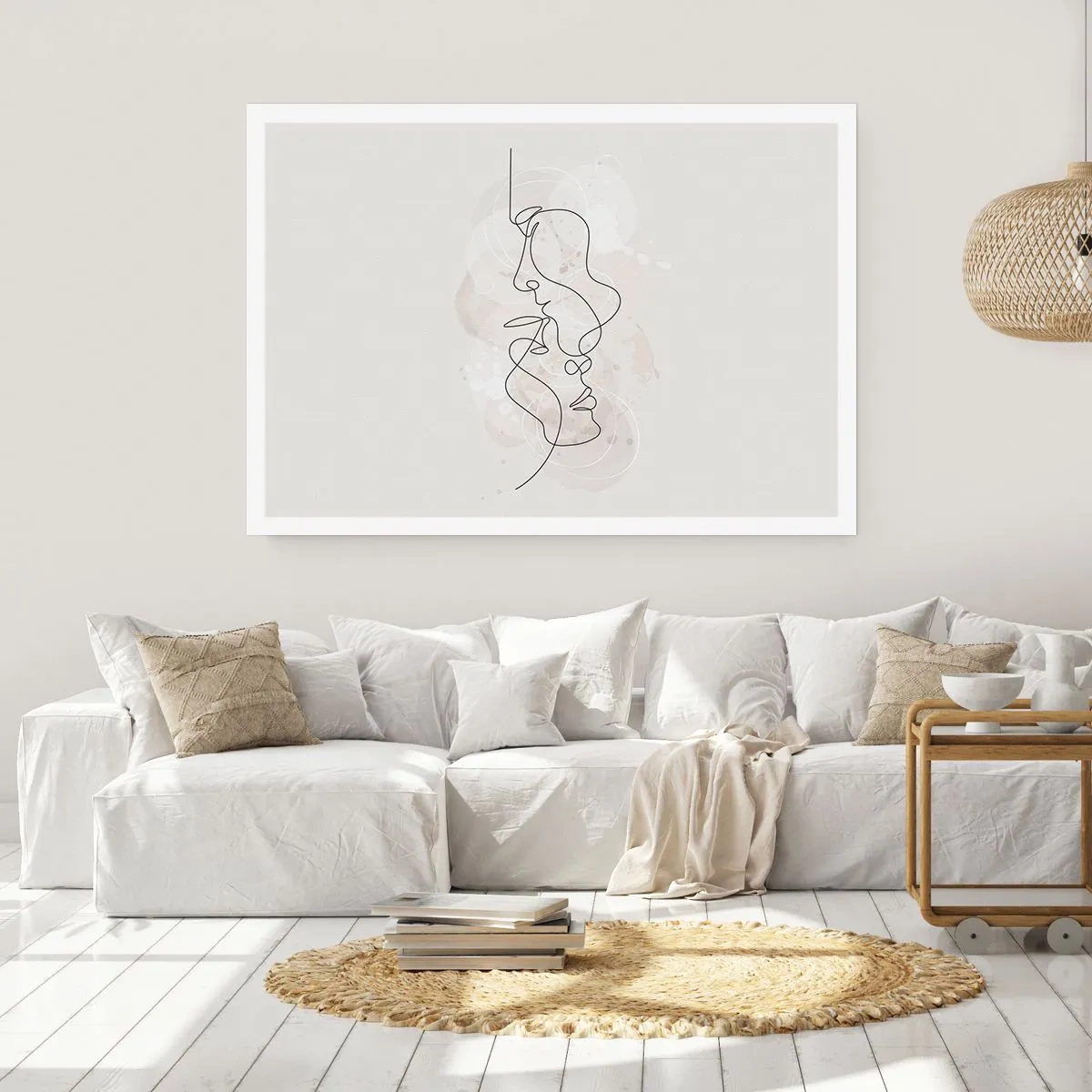 Affiche - Poster - Emmêlé dans une étreinte - 50x40 cm