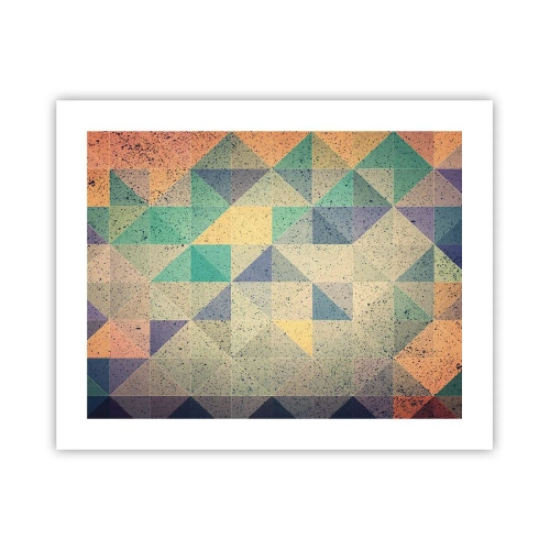 Affiche - Poster - République des triangles - 50x40 cm