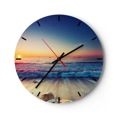Horloge murale - Pendule murale - Mais quel horizon ? - 40x40 cm