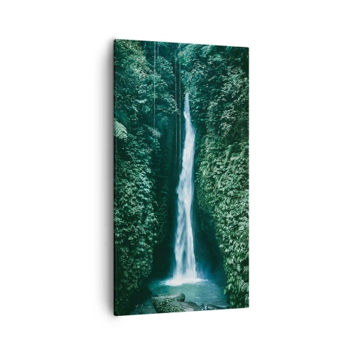 Impression sur toile - Image sur toile - Fontaine tropicale - 55x100 cm