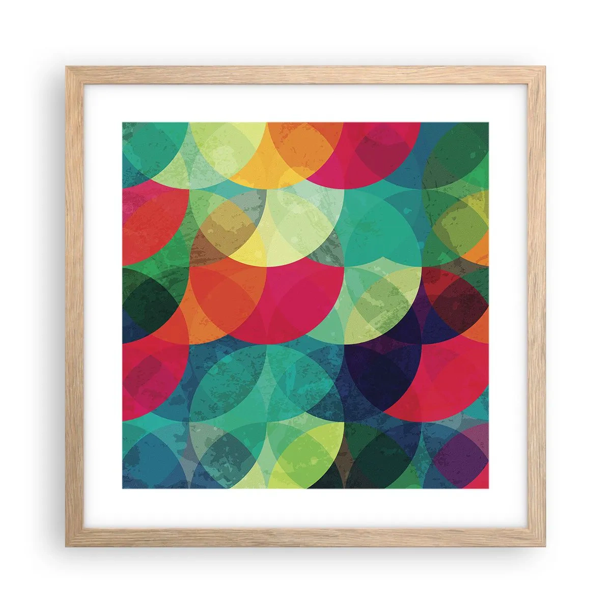 Affiche dans un chêne clair - Poster - Ascension - 40x40 cm