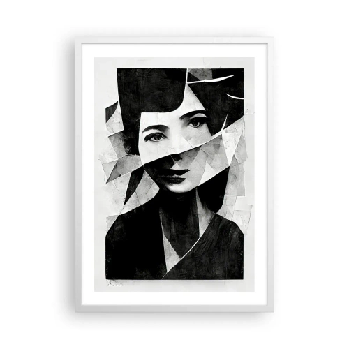 Affiche dans un cadre blanc - Poster - Vraiment ce que tu es… - 50x70 cm