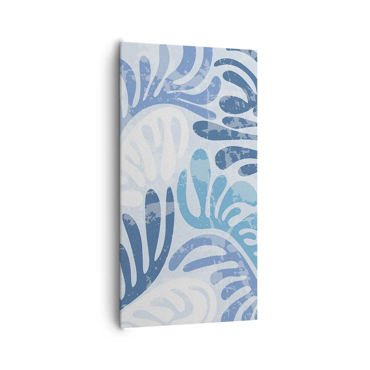 Impression sur toile - Image sur toile - Fougères bleues - 65x120 cm