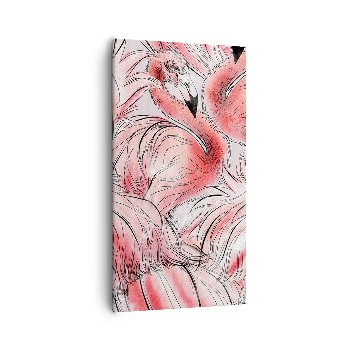 Impression sur toile - Image sur toile - Oiseau corps de ballet - 55x100 cm