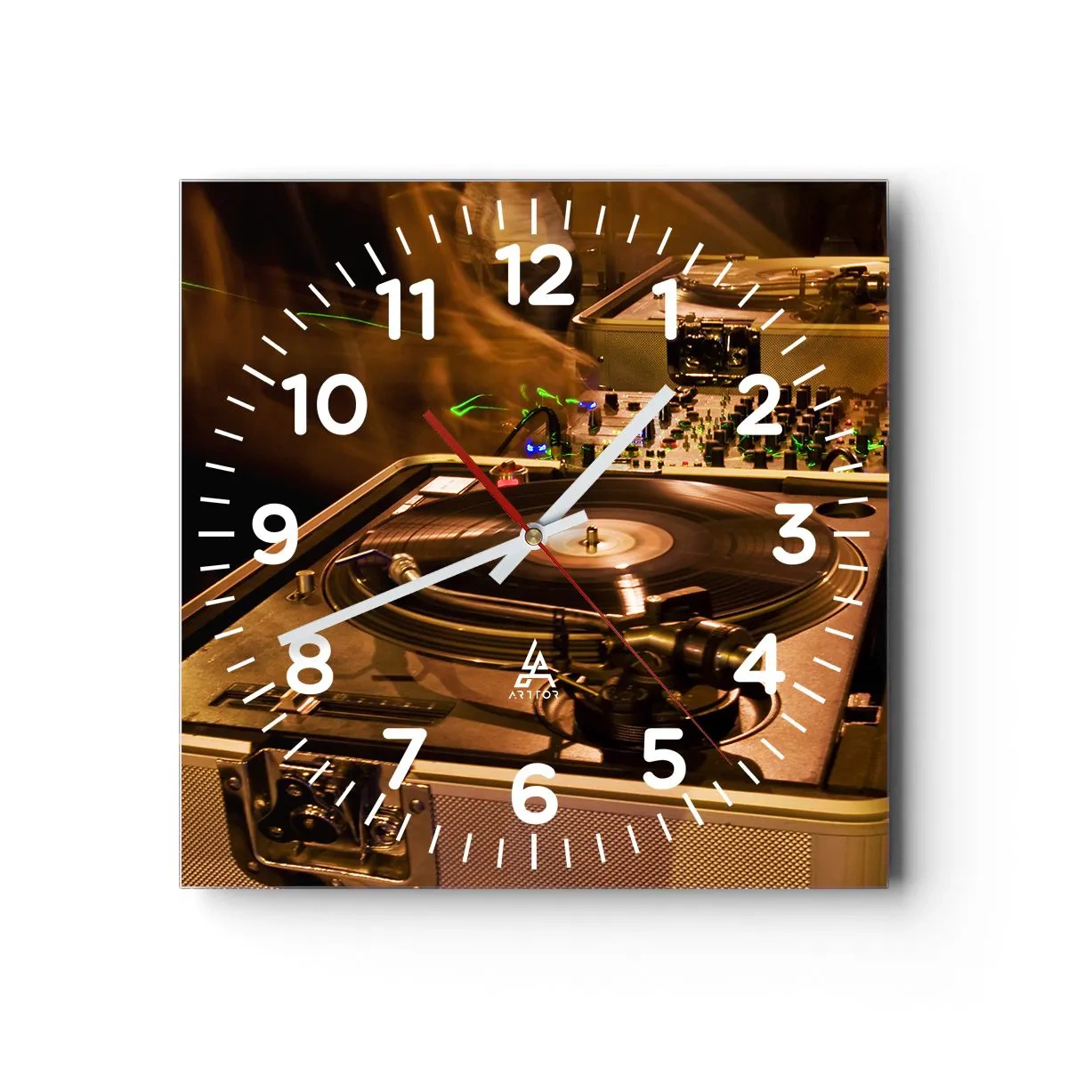 Horloge murale - Pendule murale - Sentez-vous cette force? - 30x30 cm