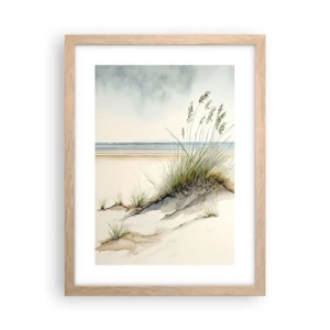 Affiche dans un chêne clair - Poster - Choyé par le vent - 30x40 cm