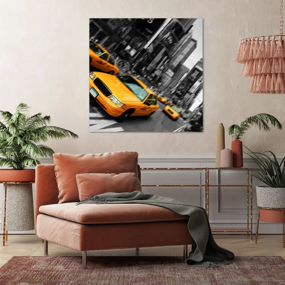 Impression sur toile - Image sur toile - Gouttes de soleil New-Yorkaise - 30x30 cm