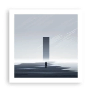 Affiche - Poster - Opportunité ou menace ? - 50x50 cm