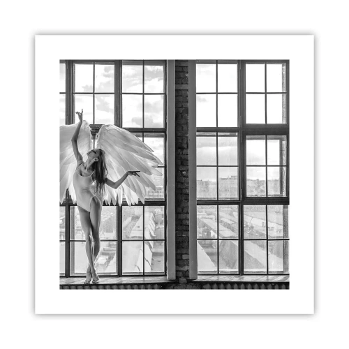 Affiche - Poster - La ville des anges? - 40x40 cm