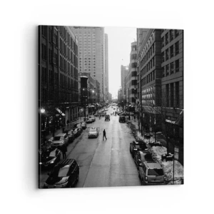 Impression sur toile - Image sur toile - Un autre jour comme tous les autres jours - 70x70 cm