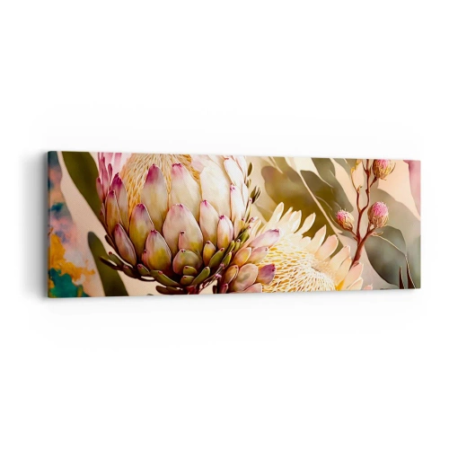 Impression sur toile - Image sur toile - Tendrement embrassé - 90x30 cm