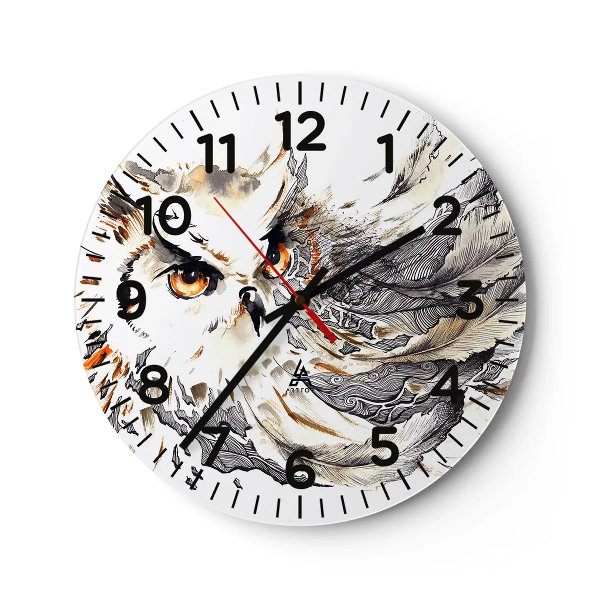 Horloge murale - Pendule murale - Elle vient du monde de la magie - 30x30 cm