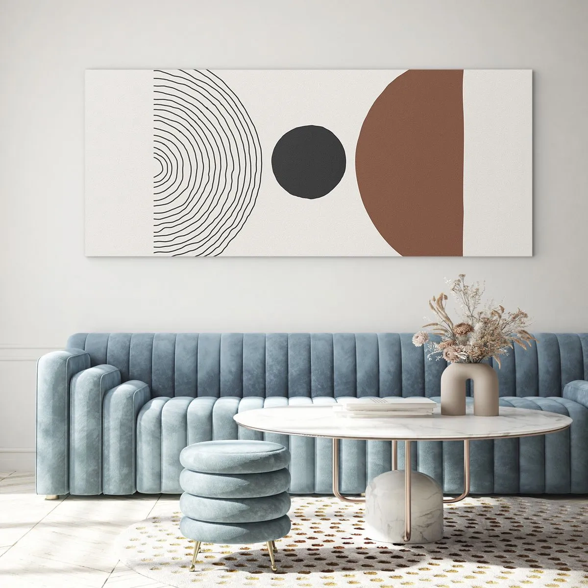 Impression sur verre - Image sur verre - Au centre de l'attention - 90x30 cm