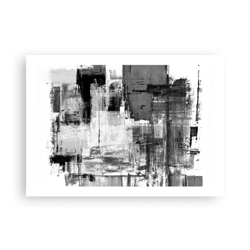 Affiche - Poster - Le gris est beau - 70x50 cm