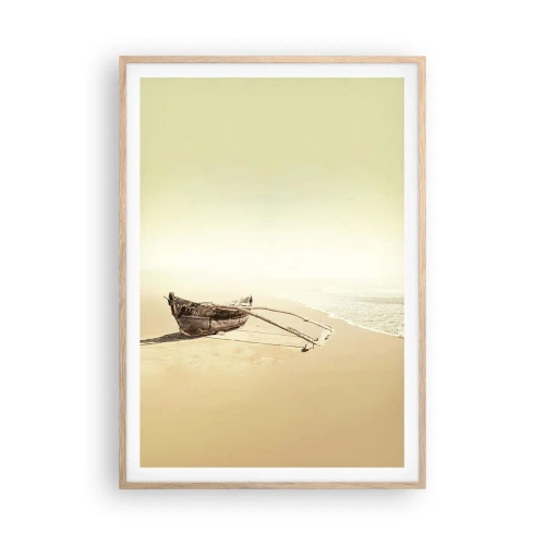 Affiche dans un chêne clair - Poster - Mémoire des mers du sud - 70x100 cm