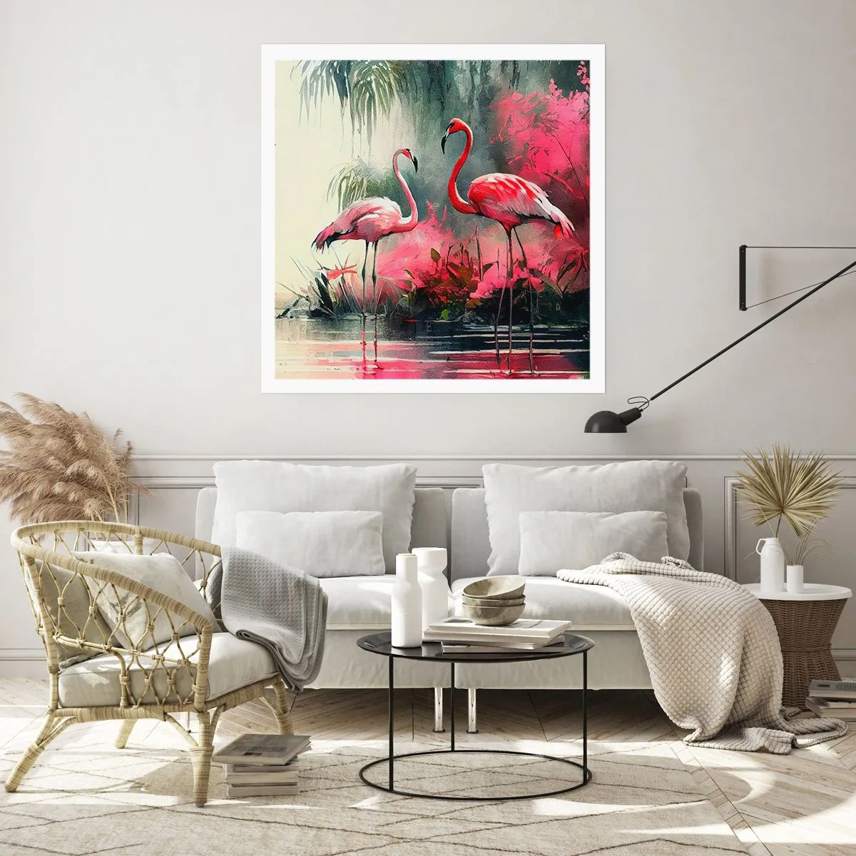 Affiche - Poster - Une leçon de grâce naturelle - 60x60 cm