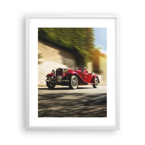 Affiche dans un cadre blanc - Poster - Plus belle que Nike de Samothrace - 40x50 cm