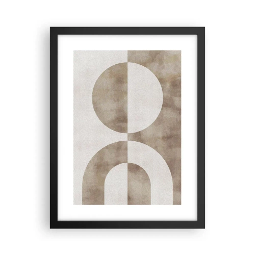 Affiche dans un cadre noir - Poster - Similitudes et différences - 30x40 cm