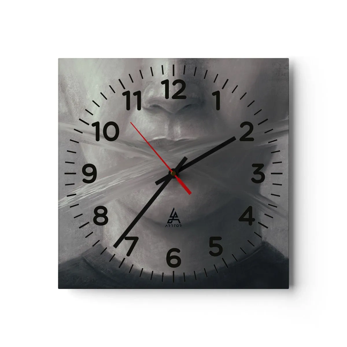 Horloge murale - Pendule murale - Sans mot - 30x30 cm