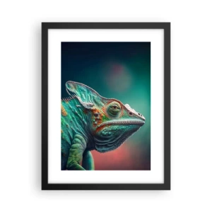 Affiche dans un cadre noir - Poster - Vous me voyez? Pas bien… - 30x40 cm