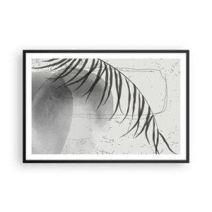 Affiche dans un cadre noir - Poster - L'exotisme subtil de la nature - 91x61 cm