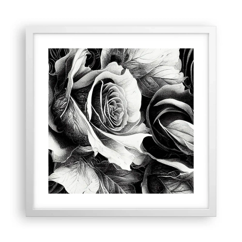 Affiche dans un cadre blanc - Poster - Toujours une reine - 40x40 cm