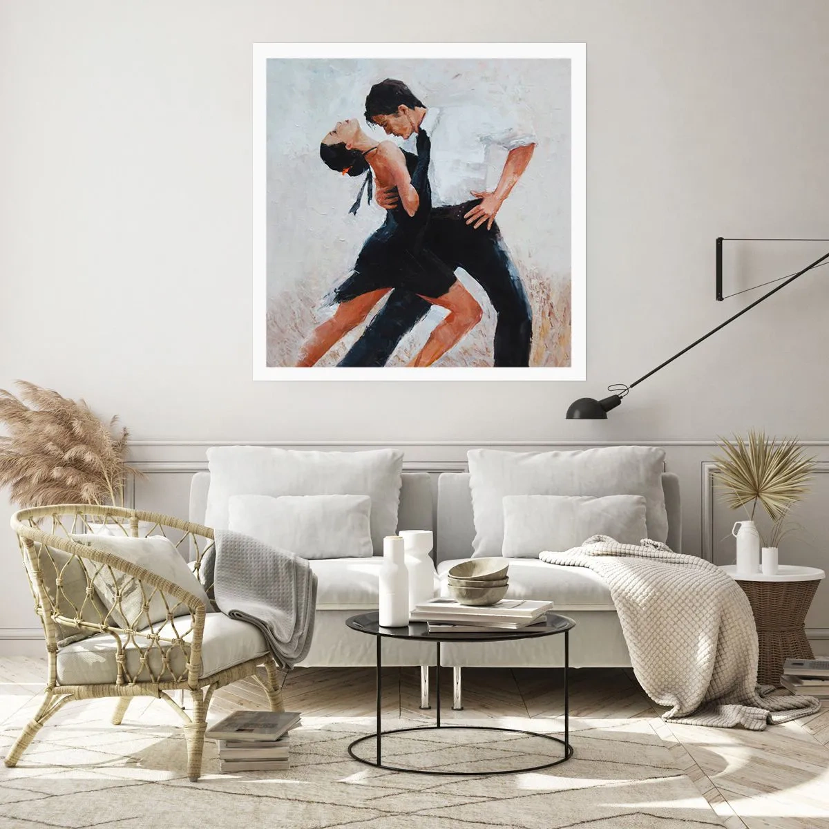 Affiche - Poster - Tango de mes rêves et pensées - 60x60 cm