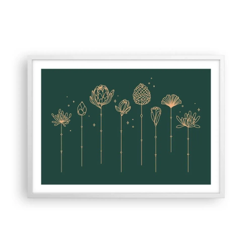 Affiche dans un cadre blanc - Poster - La famille Plante - 70x50 cm