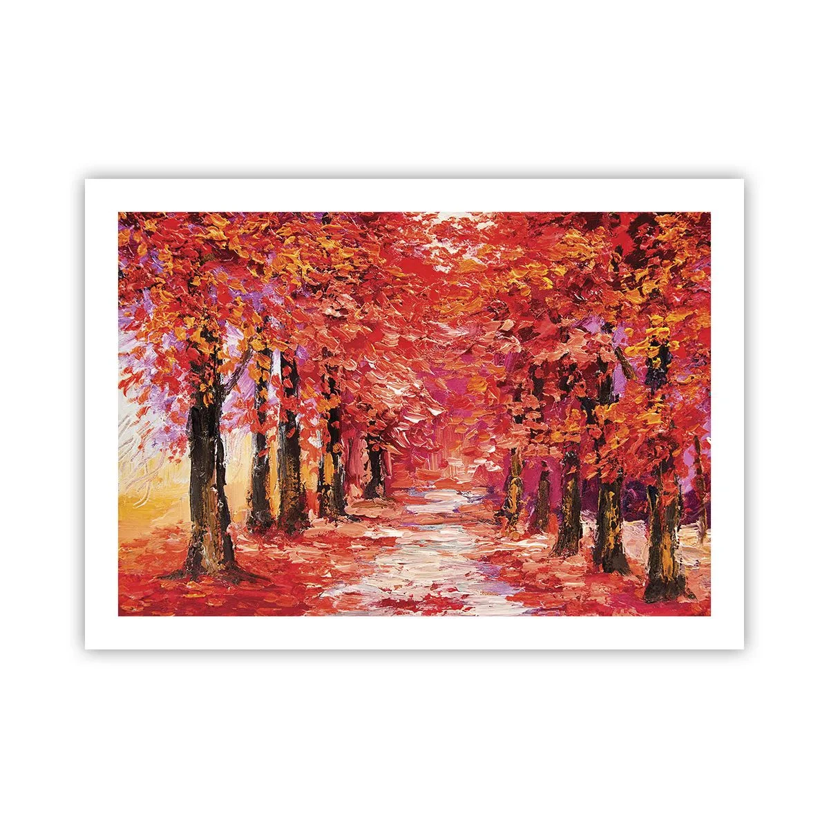 Affiche - Poster - Impression d'automne - 70x50 cm