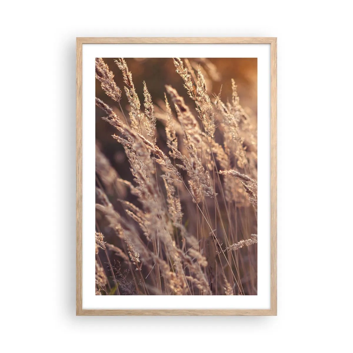 Affiche dans un chêne clair - Poster - Prêt à accueillir l'automne - 50x70 cm