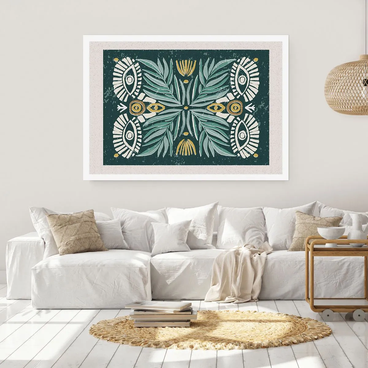 Affiche - Poster - Comme une découpe folklorique - 91x61 cm