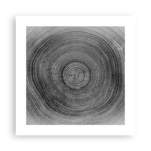 Affiche - Poster - Signe du temps - 40x40 cm