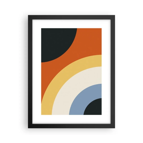 Affiche dans un cadre noir - Poster - Vers son soi - 30x40 cm