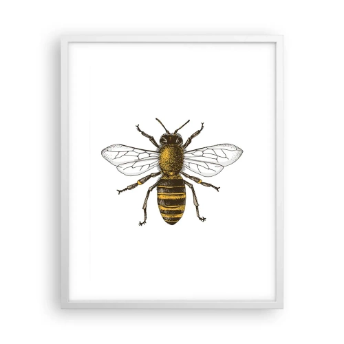 Affiche dans un cadre blanc - Poster - Belle et bonne - 40x50 cm