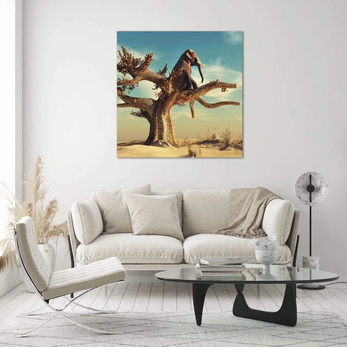 Impression sur verre - Image sur verre - Nouveau point de vue - 40x40 cm