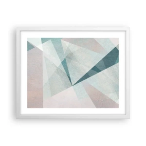 Affiche dans un cadre blanc - Poster - Calme bien que dynamique - 50x40 cm